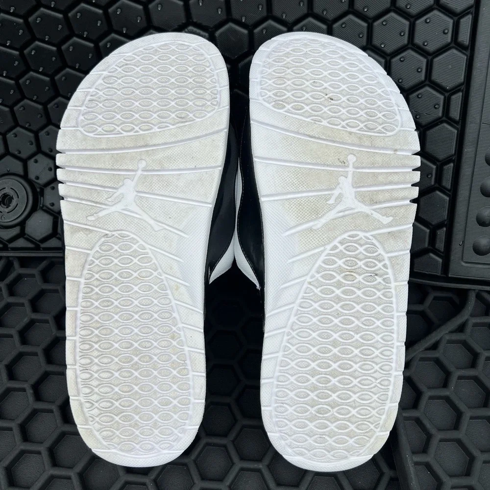 Nike Air Jordan Hydro 11 XI White Concord Space Jam #45 Slides Men's Size 13